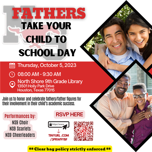 Fathers take your child to school day